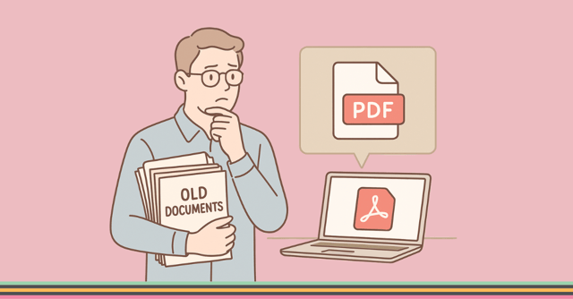 Man concerned about accessibilty of old documents